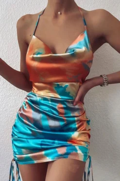 Blooming Glamorous Ruffle Mini Dress