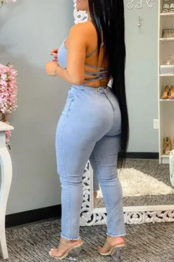 Light Blue Pretty Backless Jumpsuit -Prettytina C21071619 LB 3 9b39d119 818a 4a6c 9bf8 e92ddd33b9e3