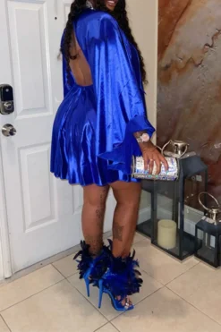 Solid Color Dramatic A-Line Mini Dress 11 Solid Color Dramatic A-Line Mini Dress -Prettytina C21110304 BL 2 d16dc9b5 49fe 419f 91dc 7d5d1b618ca5