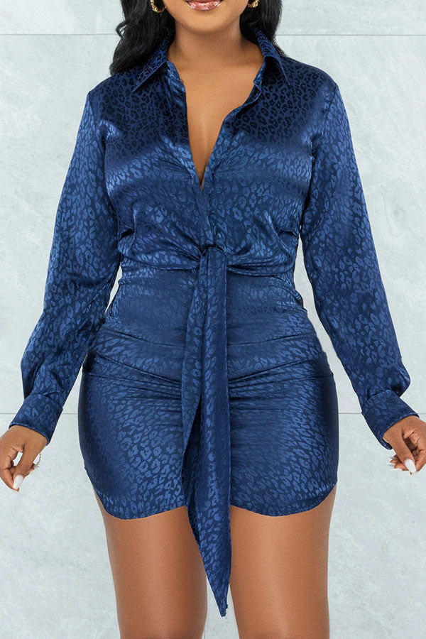 Leopard Print On-trend Strappy Mini Dress 5 Leopard Print On-trend Strappy Mini Dress - Image 5