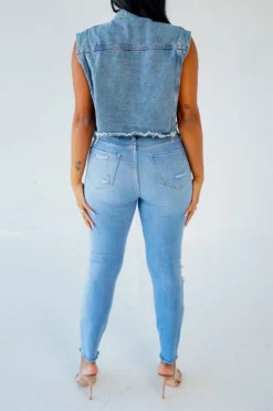 Faux Pearl Rocking Single Breasted Coat -Prettytina C22041105 BL 4 e50c2472 f19d 4b26 8042 8df90ff2d0f5