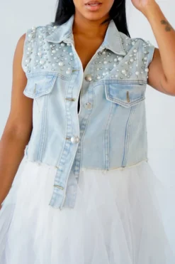 Faux Pearl Rocking Single Breasted Coat -Prettytina C22041105 LB 1 5237748b f59f 4795 b5a1 e75fe342a93a