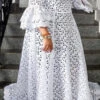 Lace Glamorous Cutout Maxi Dress