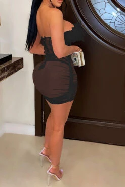 Feather Patchwork Bandeau Party See-Through Dress Suit 17 Feather Patchwork Bandeau Party See-Through Dress Suit -Prettytina C22063015 BK 3 39b3e29c c5b0 4a69 af02 ea28c63230e8