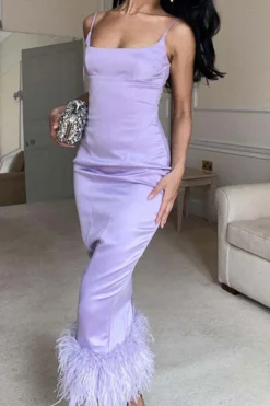 Solid Color Girly Fluffy Midi Dresses 11 Solid Color Girly Fluffy Midi Dresses -Prettytina C22072833 PU 3 ace235aa 2ea7 406a 8785 24630c9f5c68