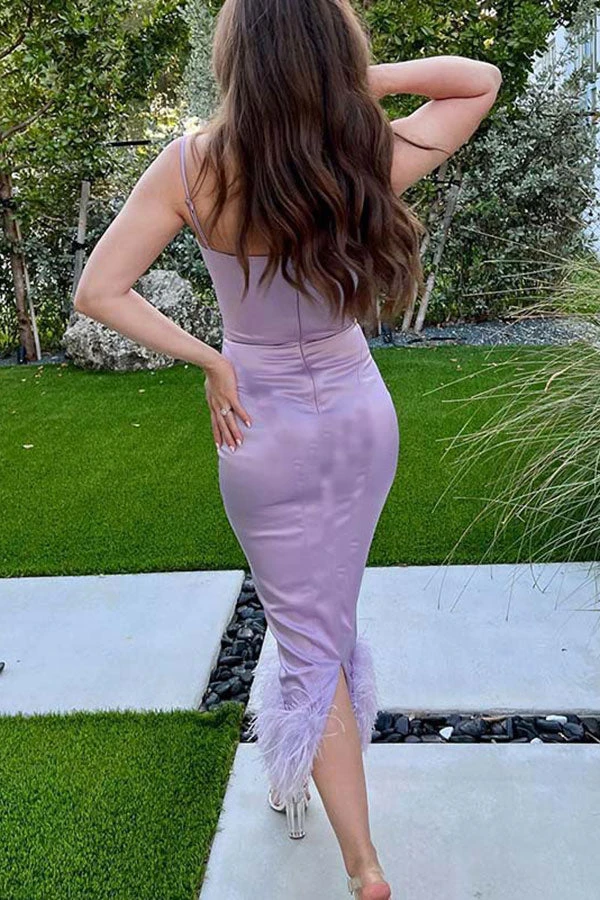 Solid Color Girly Fluffy Midi Dresses 5 Solid Color Girly Fluffy Midi Dresses - Image 5