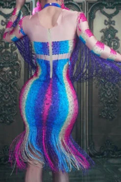 Gradient Unusual Tassel Midi Dress 5 Gradient Unusual Tassel Midi Dress -Prettytina C22081962 RT 3 7757af30 067d 46ea 9c3e 3f5695ff2c3c