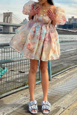 Floral Print Girly Princess Mini Dress 16 Floral Print Girly Princess Mini Dress -Prettytina C22081968 R1 3 886f005c 655b 4996 9741 def209331113