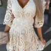Lace On-trend Cutout Mini Dress