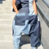 Patchwork Casual Bandeau Jumpsuit