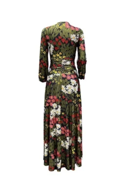 Floral Print Romantic Maxi Dress 9 Floral Print Romantic Maxi Dress -Prettytina C22103158 RT 5