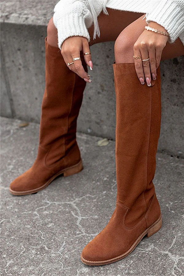 Solid Color Retro Boots 1 Solid Color Retro Boots