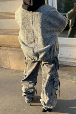 Solid Color Punk Multi Pocket Wide Leg Jeans -Prettytina C23020842 AS 2 791dfc3c 8b63 4321 8c95 dcc1a5dacd29