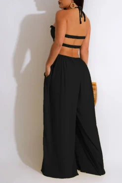 Solid Color Rocking Open Back Wide Leg Jumpsuit 9 Solid Color Rocking Open Back Wide Leg Jumpsuit -Prettytina C23021535 BK 2 6425861c d8f0 4b8b 9d28 8ce6847598ee