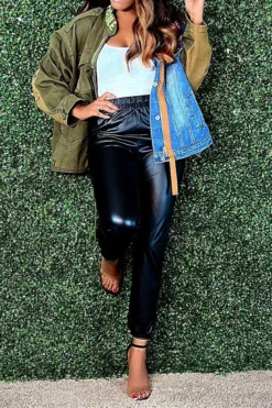 Denim Patchwork Urban Irregular Coat 6 Denim Patchwork Urban Irregular Coat -Prettytina C23022085 RT 3