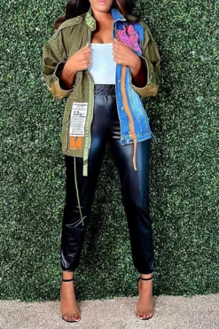 Denim Patchwork Urban Irregular Coat 7 Denim Patchwork Urban Irregular Coat -Prettytina C23022085 RT 4