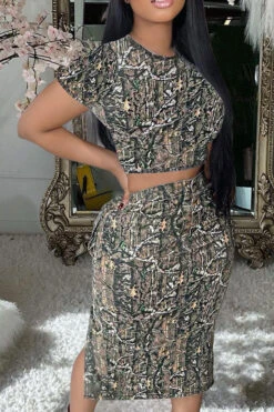 Camouflage Casual Pocket High Split Dress Suit 7 Camouflage Casual Pocket High Split Dress Suit -Prettytina C23022489 R2 1