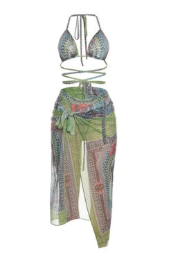 Banknote Print Beachy Strappy Three Pieces 11 Banknote Print Beachy Strappy Three Pieces -Prettytina C23030180 GR 6