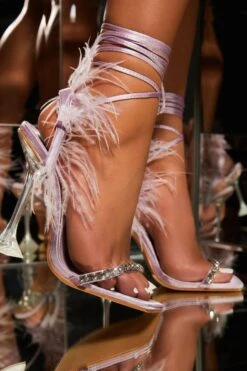 Rhinestone Strap Rocking Feather Trim Strappy Sandals 16 Rhinestone Strap Rocking Feather Trim Strappy Sandals -Prettytina C23031716 PU 1 ed75d6da 5caf 4379 9b73 5057d9515144