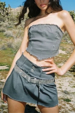 Solid Color Sweet Irregular Dress Suit