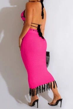 Crochet Butterfly Patchwork Pretty Tassel Dress Suit 37 Crochet Butterfly Patchwork Pretty Tassel Dress Suit -Prettytina C23060996 RR 4