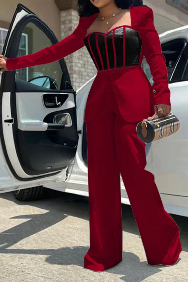 Patchwork Undeniable Layered Jumpsuit 5 Patchwork Undeniable Layered Jumpsuit - Image 5