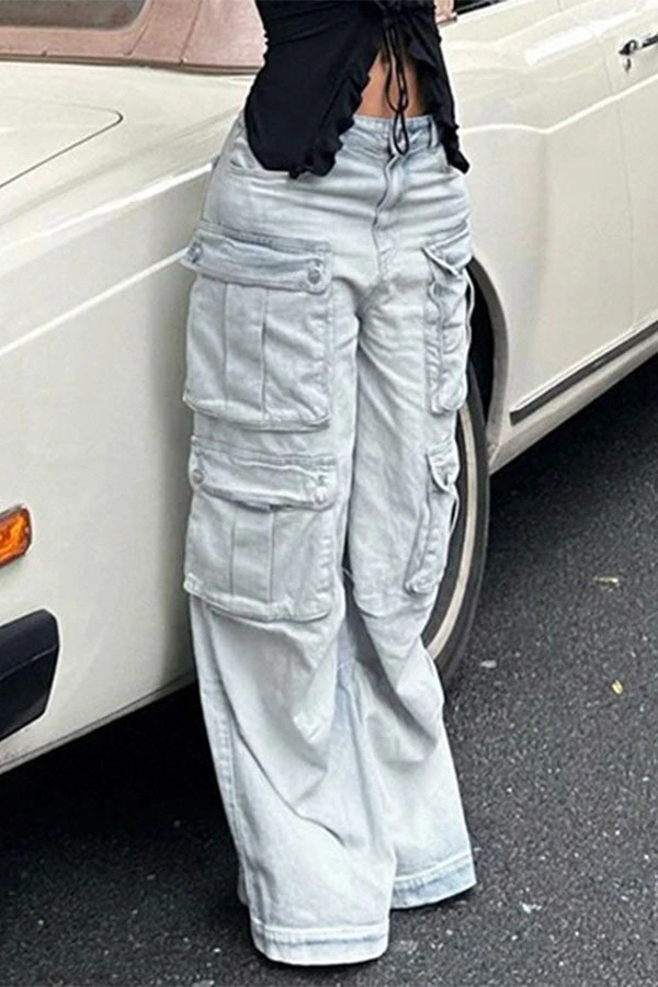 Gradient Sporty Multi Pocket Jeans 4 Gradient Sporty Multi Pocket Jeans - Image 4