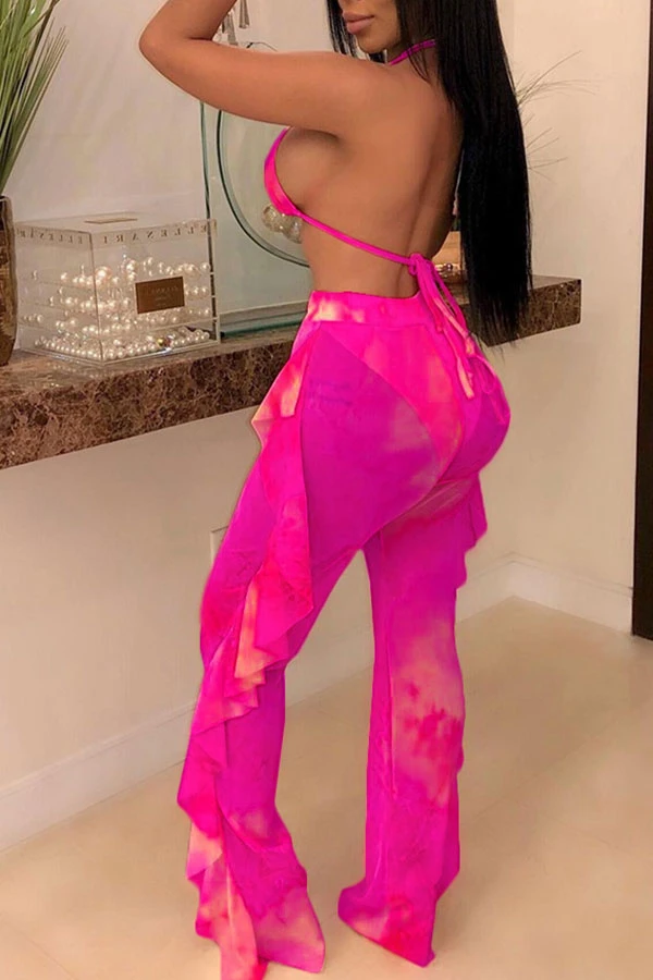 Butterfly Print Mesh Elegant High Waist Bikini & Pants 7 Butterfly Print Mesh Elegant High Waist Bikini & Pants - Image 7