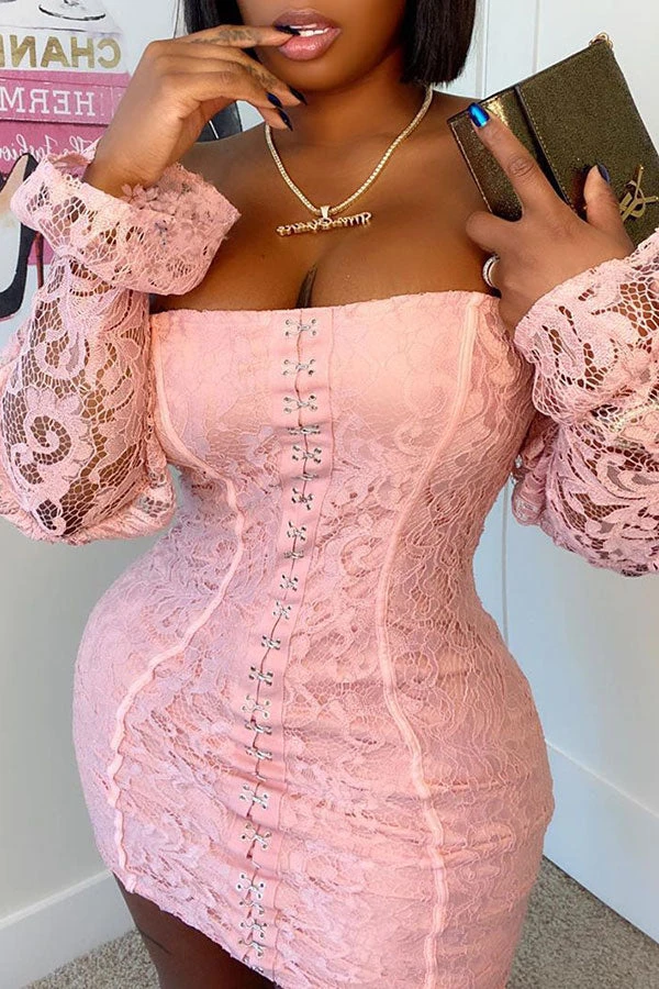 Lace Elegant Mini Dress 1 Lace Elegant Mini Dress