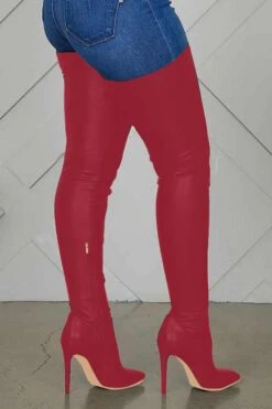 Solid Color High Heels Modern Zip Through Boots 12 Solid Color High Heels Modern Zip Through Boots -Prettytina H21011928 5 17c610eb 1c65 44ce ae1d 8cf379b3e40c