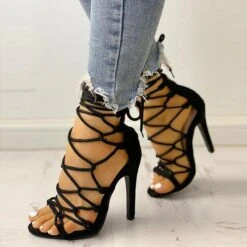 Solid Color Chic Lace-Up Knotted Stiletto Sandals 23 Solid Color Chic Lace-Up Knotted Stiletto Sandals -Prettytina H21040120 11 94d5c129 8437 4cfd 8618 1110a988c740