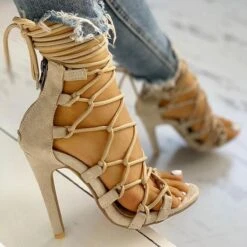 Solid Color Chic Lace-Up Knotted Stiletto Sandals 15 Solid Color Chic Lace-Up Knotted Stiletto Sandals -Prettytina H21040120 3 a3ce7a14 1e63 4396 ab7e 1e96bc824148