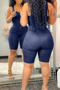 Solid Color Modern Bodycon Denim Romper -Prettytina H21082334 NB 6 653879d6 99a6 49d0 8fa3 866ea0a8dbd8
