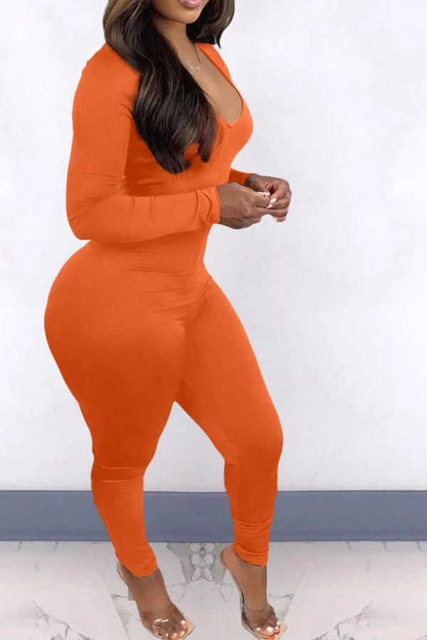 Solid Color Elegant Back Drawstring Jumpsuit 9 Solid Color Elegant Back Drawstring Jumpsuit - Image 9