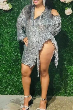 Sequined Sparkly Stringy Selvedge Split Irregular Mini Dress 9 Sequined Sparkly Stringy Selvedge Split Irregular Mini Dress -Prettytina H21121010 SI 5 b3dc9982 ab2c 4774 935e cbcbcbd9dbef