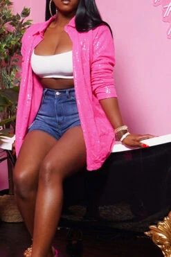 Sequined Lapel Sparkly Button Down Mini Dress 21 Sequined Lapel Sparkly Button Down Mini Dress -Prettytina H21122945 RR 4 516aac0c 1445 4690 bebf 029e32666aa7