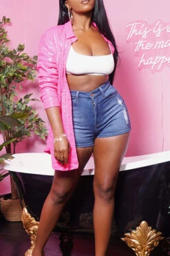 Sequined Lapel Sparkly Button Down Mini Dress 22 Sequined Lapel Sparkly Button Down Mini Dress -Prettytina H21122945 RR 6 9c5bae0c a356 46a5 8dab 655700e3b648