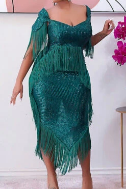 Sequined Luxe Tassel Irregular Midi Dress -Prettytina H22041154 GR 4 e08ee88c 2be0 4792 aefa 1e383d87a982