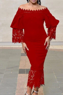 Lace Patchwork Off Shoulder Glamorous Midi Dress 8 Lace Patchwork Off Shoulder Glamorous Midi Dress -Prettytina H22042642 RE 1 a7dd01fd a9cb 4207 a47e 5917235b717e