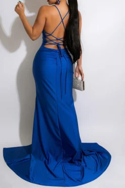 Solid Color Undeniable Strappy High Split Maxi Dress -Prettytina H22053128 BL 2 48bf4c72 7b8c 4ce8 b703 2e1871304aac