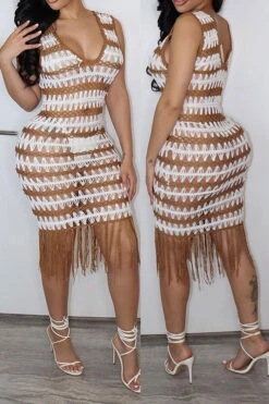 Wavy Lines Crochet Cutout Stunning Tassel Midi Dress Beachwear -Prettytina H22061460 WH 3 b6a04530 8427 4ecd a5e4 c02eb8a3cc0b