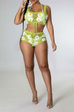 Flower Pattern Pretty Crochet Cutout Drawstring Pant Suit Beachwear -Prettytina H22061461 GR 3 9a8d0c0b 2d02 4313 b7b1 29fcebde1c4c