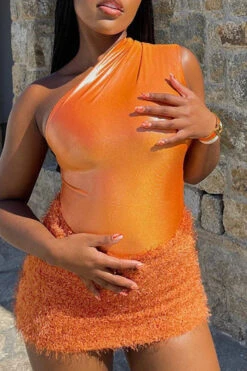 Solid Color Undeniable Feather Dress Suit 26 Solid Color Undeniable Feather Dress Suit -Prettytina H22090618 OR 7 3045cfd0 0e06 41bb 84b5 6cc4cbe77d3f