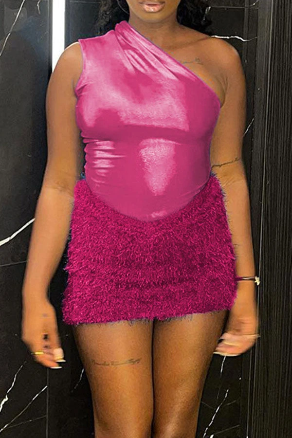 Solid Color Undeniable Feather Dress Suit 14 Solid Color Undeniable Feather Dress Suit - Image 14