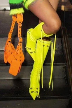 Rivet Design Rocking Pointed Toe Boots 38 Rivet Design Rocking Pointed Toe Boots -Prettytina H22100901 YE 1 e0882eb3 d91f 4fb3 9935 82d8b9553c16