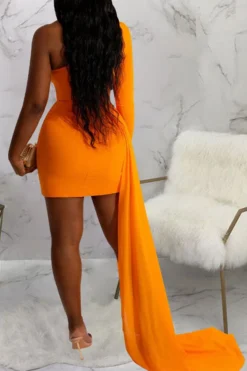 Solid Color Striking Trailing Irregular Mini Dress -Prettytina H22101828 OR 2 7b538b8f eae6 413e 9ff3 80389d1d5c98