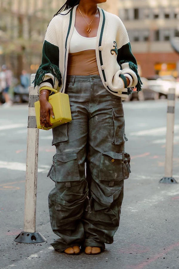 Tie Dye Punk Multi Pocket Jeans 2 Tie Dye Punk Multi Pocket Jeans - Image 2