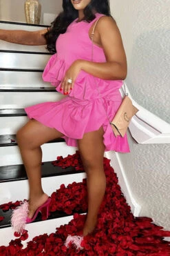 Stringy Selvedge Girly Irregular Dress Suit