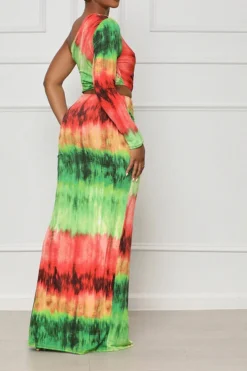 Tie Dye Colorful Ruffle Asymmetric Maxi Dress 13 Tie Dye Colorful Ruffle Asymmetric Maxi Dress -Prettytina H23041178 OR 4