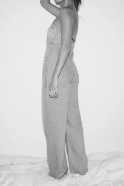 Gradient Undeniable Bandeau Denim Jumpsuit 9 Gradient Undeniable Bandeau Denim Jumpsuit -Prettytina H23060963 BL 5